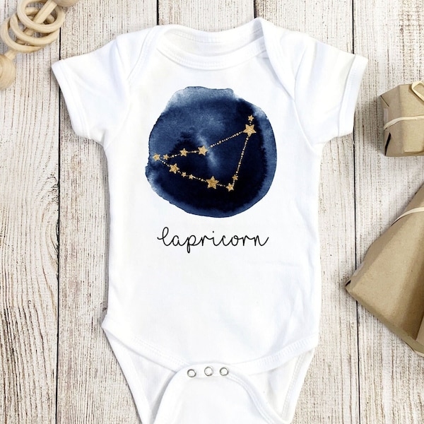 Capricorn Onesie®, Capricorn Baby Onesie®, Capricorn Onesie®, Constellation Onesie®, Capricorn Baby Gift, Zodiac Baby Gift, Astrology Gift