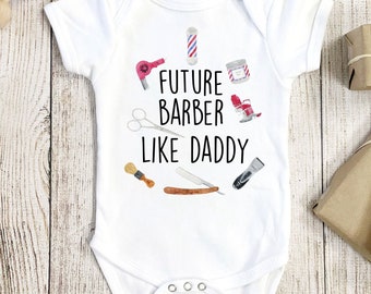 Barber Salon Hairdresser Love Baby Newborn Crawling Suit Sleeveless Onesie Romper Jumpsuit Black Barber Salon Hairdresser Love Baby Newborn Crawling Suit Sleeveless Onesie Romper Jumpsuit Black