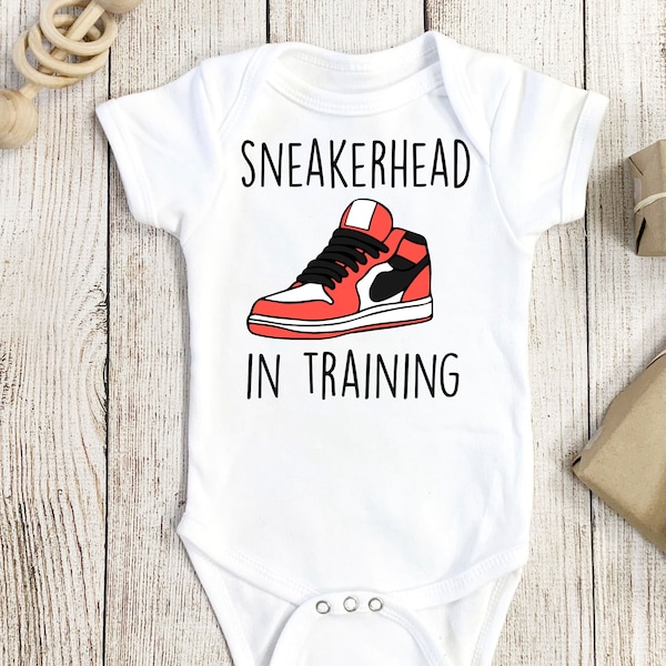 Sneakerhead Onesie®. Sneakerhead Baby Gift, Basketball Onesie®, Basketball Baby Gift, Baby Shower Gift, Sneakerhead Gift, Sneaker Onesie®