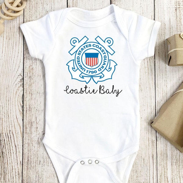 Coast Guard Onesie®, Coast Guard Baby Gift, Military Onesie®, Military Baby Gift, Baby Shower Gift, USCG Onesie®, USCG Baby Gift