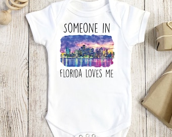 Florida Onesie®, Florida Baby Gift, Cute Florida Onesie®, Cute Florida Baby Gift, Orlando Onesie®, Tampa Onesie®, St. Petersburg Onesie®