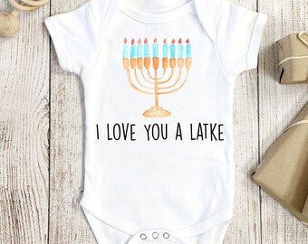 Hanukkah onesie baby