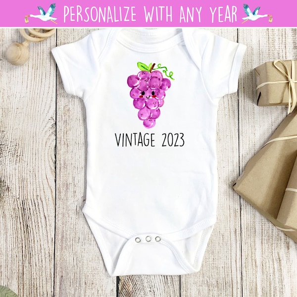 Grape Onesie®, Wine Onesie®, Grape Baby Gift, Wine Baby Gift, Vineyard Baby Gift, Vineyard Onesie®, Cute Grape Onesie®, Baby Shower Gift