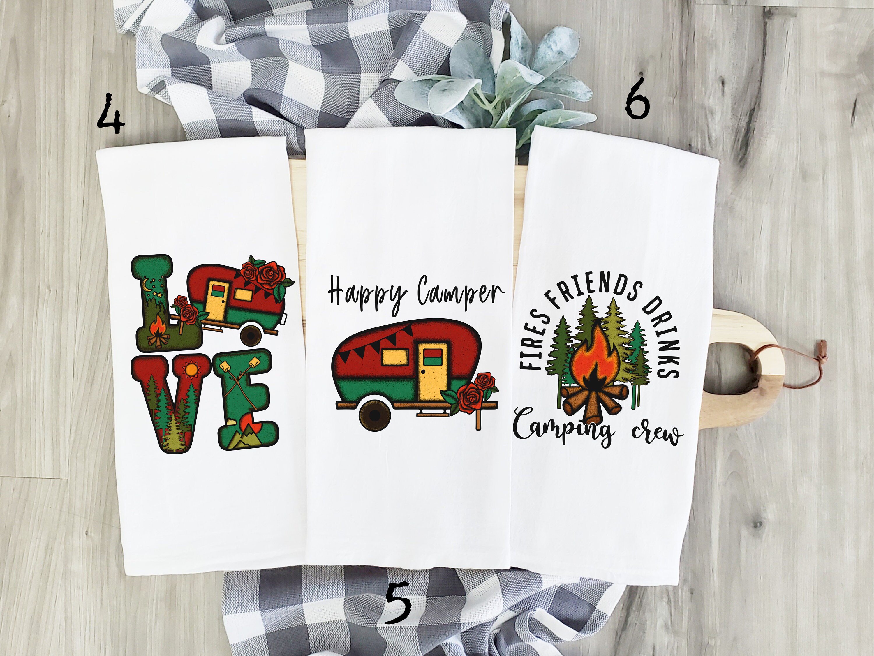 RV Towels RV Dish Towels Rv Housewarming Gift Glamper Etsy