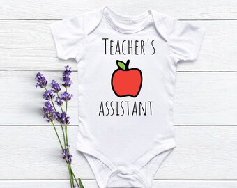 teacher onesie®, teacher baby gift, teacher baby, teachers assistant, teacher baby shower, baby announcement, teachers pet, teacher gift