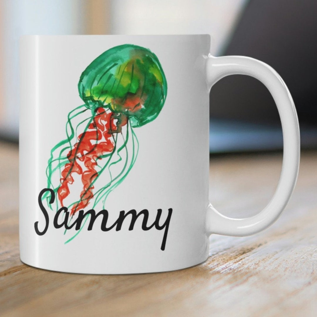 Jellyfish Mug, Cute Jellyfish Gift, Funny Jellyfish Gift, Ocean Mug