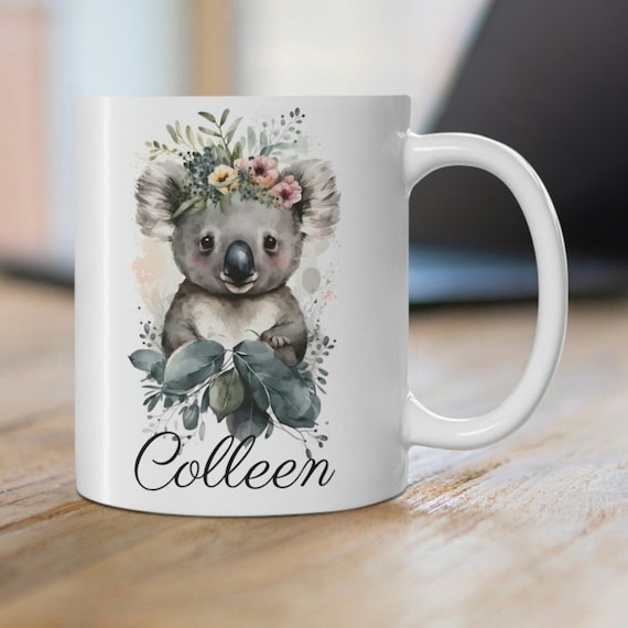 Koala Lover Gift Coffee Mug Gifts for Him Funny Koala Gifts Gift for Her  Cute Mug Birthday Koala Personalisierbare Tasse 