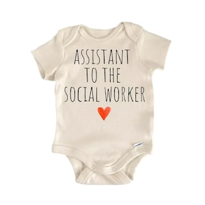 baby shower gift, social worker onesie®, social worker, social worker baby, profession onesie®, occupation gift, social worker gift, social