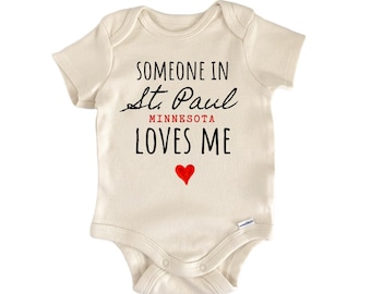 St. Paul Minnesota Baby Gift Baby Onesie®