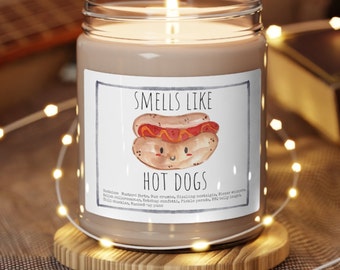 foodie candle, foodie gift, hot dog, hot dog gift, hot dog, hot dog lover gift, hot dog lover, hot dog gifts, foodie gift,