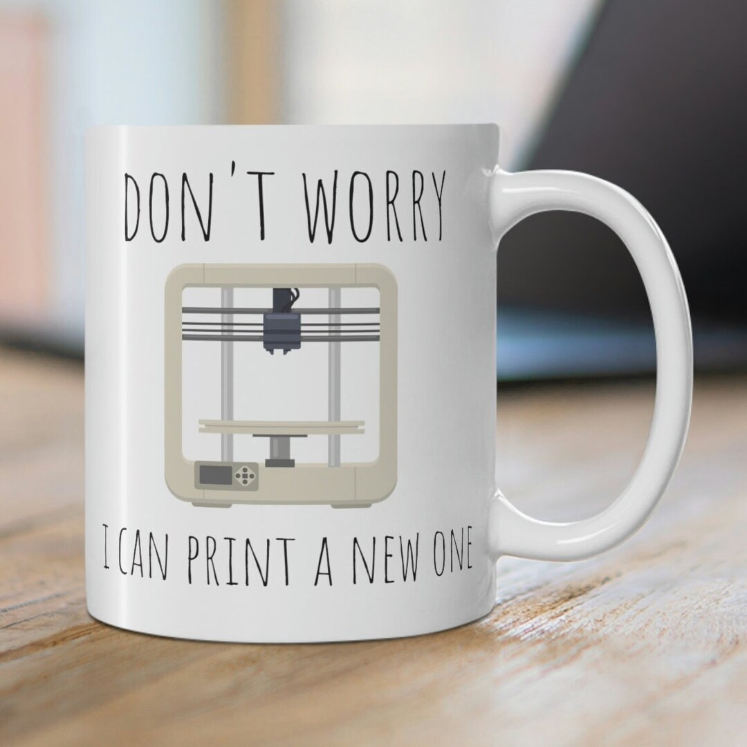 3D Printing Mug 3D Printer Gift for Her Print Lover Cup 3D Printer