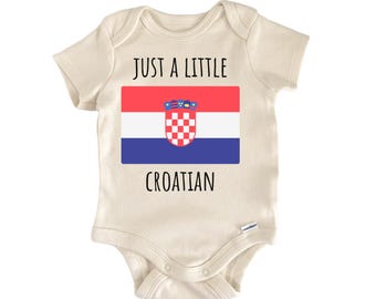 Croatia Croatian Infant Gift Baby Bodysuit