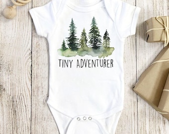 Tiny Adventurer Onesie®, Adventure Onesie®, Hiking Onesie®, Travel Onesie®, Adventure Baby Gift, Travel Baby Gift, Adventure Baby Onesie®