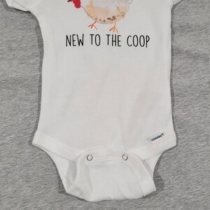 Funny Farm Onesie®, Chicken Onesie®, Chicken Baby Gift, Funny Chicken Onesie®, Farm Onesie®, Farm Baby Gift, Farm Baby Gift image 5