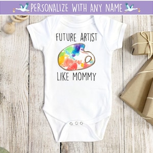 Artist Onesie®, Graphic Designer Onesie®, Painting Onesie®, Artist Baby Gift, Painting Baby Gift, Art Onesie®, Future Artist Onesie® image 1