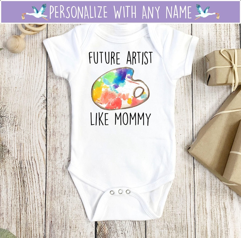 Artist Onesie®, Graphic Designer Onesie®, Painting Onesie®, Artist Baby Gift, Painting Baby Gift, Art Onesie®, Future Artist Onesie® image 1
