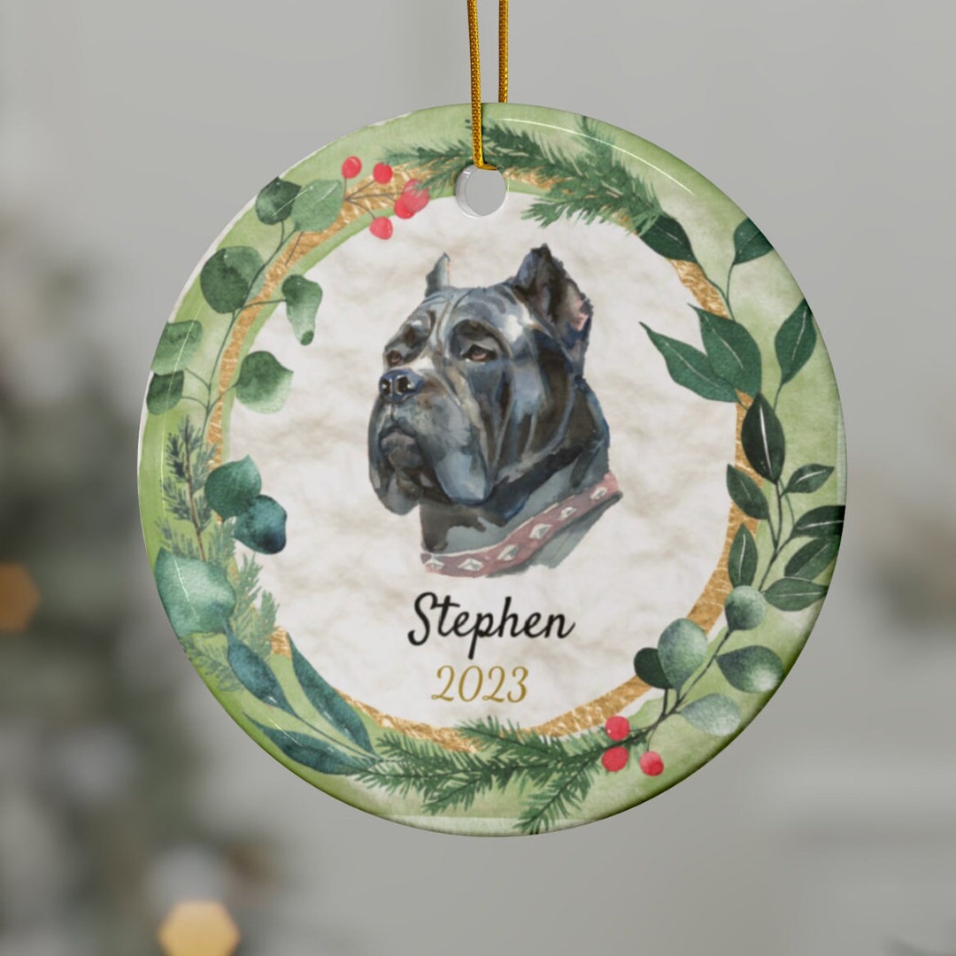 Cane Corso Ornament, Cane Corso, Christmas Ornament, Dog Ornament, Cane