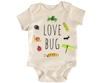 Love Bug Lieveheersbeestje rompertje pasgeboren katoenen romper kraamcadeau