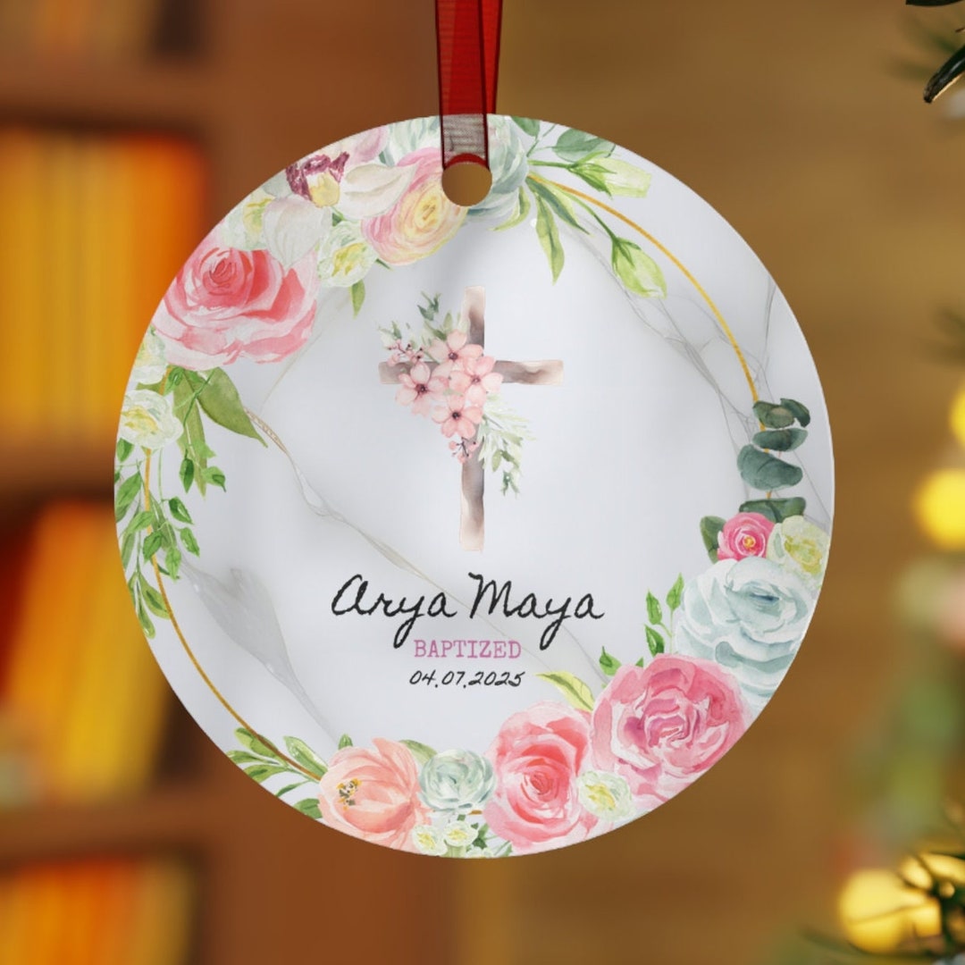 Baptism Ornament, Baptism Gift, Christening Ornament, Baptism Keepsake