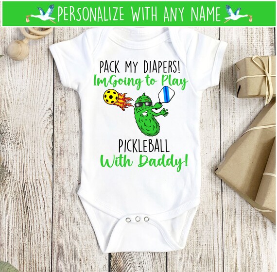 Pickleball Onesie® Pickleball Baby Gift Ping Pong Onesie® Etsy