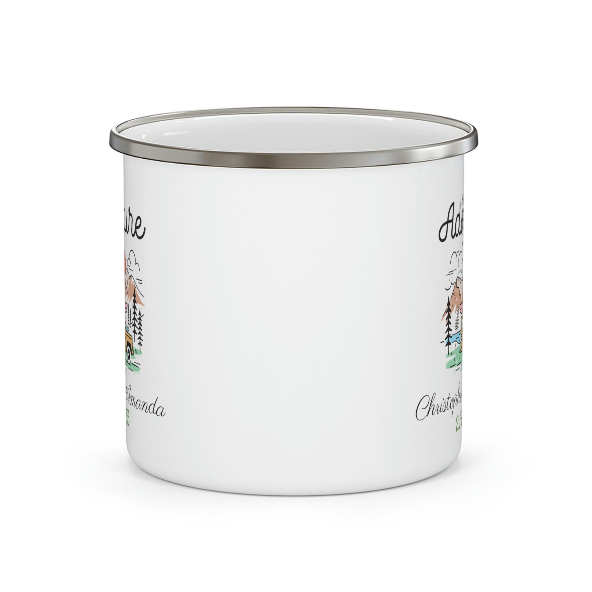 The adventurer enamel mug (small) — Campfire Coffee