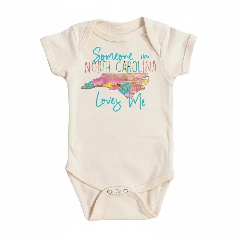 North Carolina - Baby Boy Girl Clothes Infant Bodysuit Funny Cute Newborn  Funny Cute Onesie® | North Fork Forager LLC