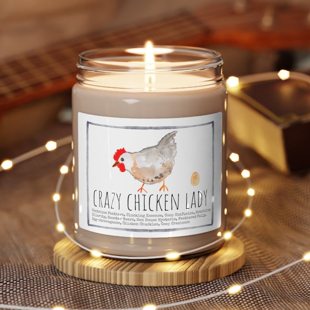 Chicken Candle, Chicken, Candle Holder, Chicken Decor, Farmhouse Decor