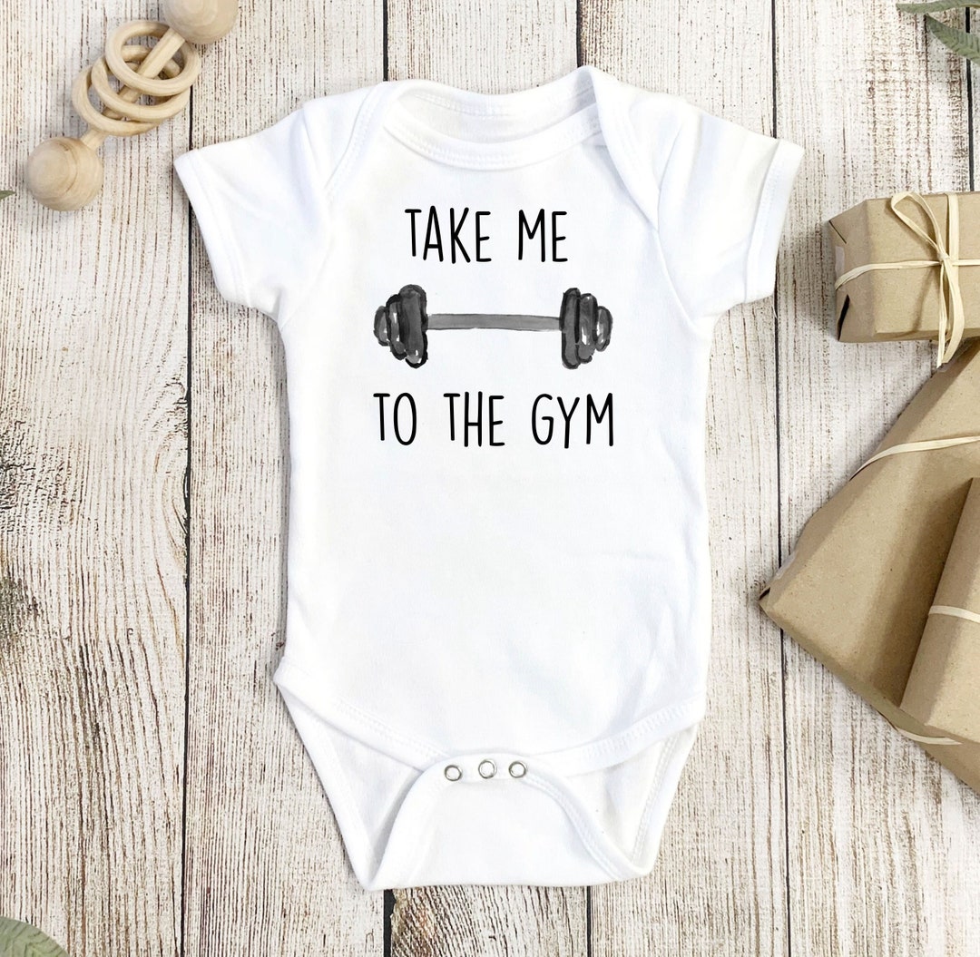 Gym Onesie®, Gym Baby Gift, Bodybuilder Onesie®, Bodybuilder Baby Gift