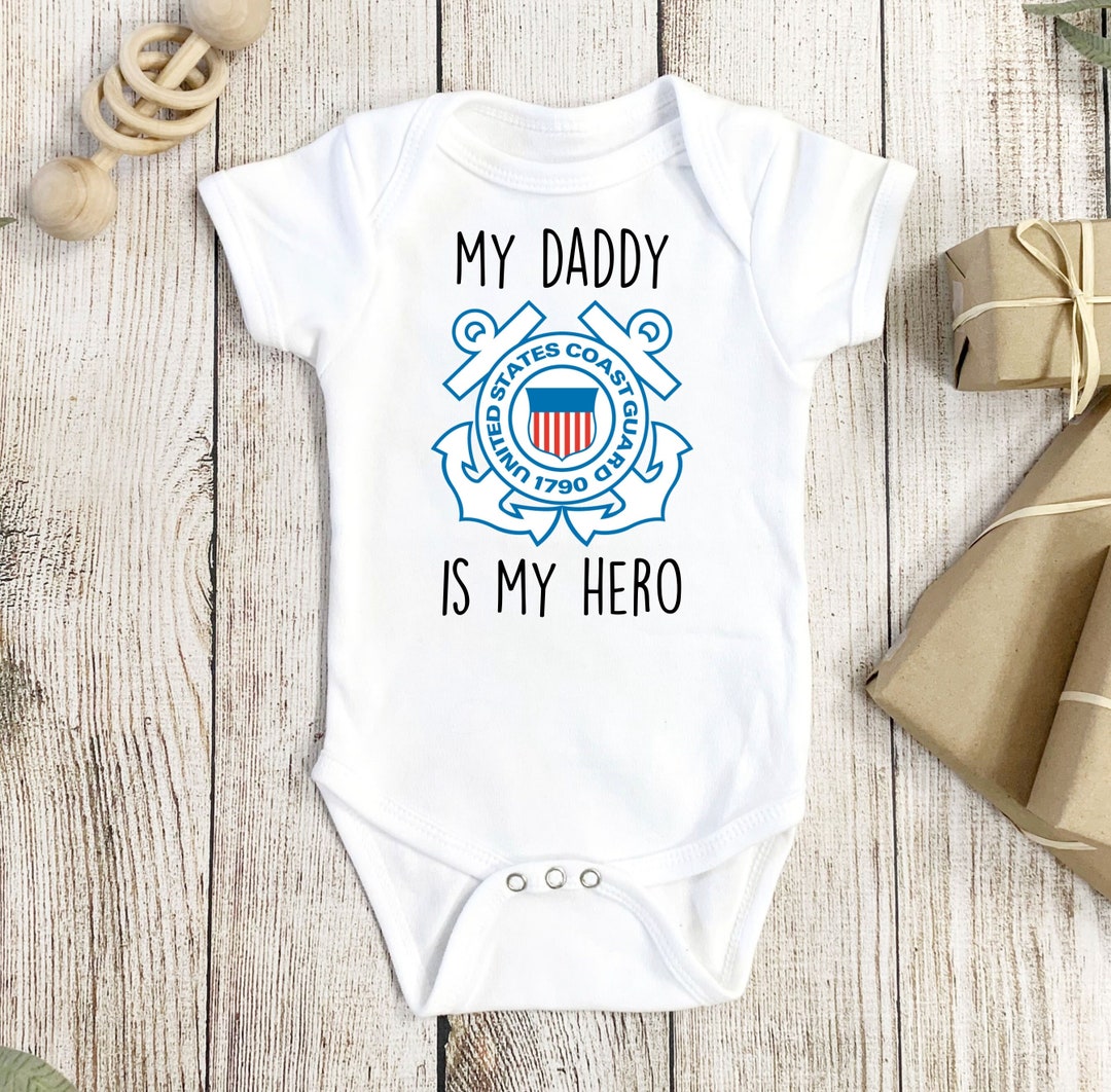 Coast Guard Onesie®, Coast Guard Baby Gift, Military Onesie®, Military