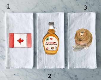 canada tea towel, canada souvenir, canadian tea towel, made in canada, canadian towel, canada gift, canada