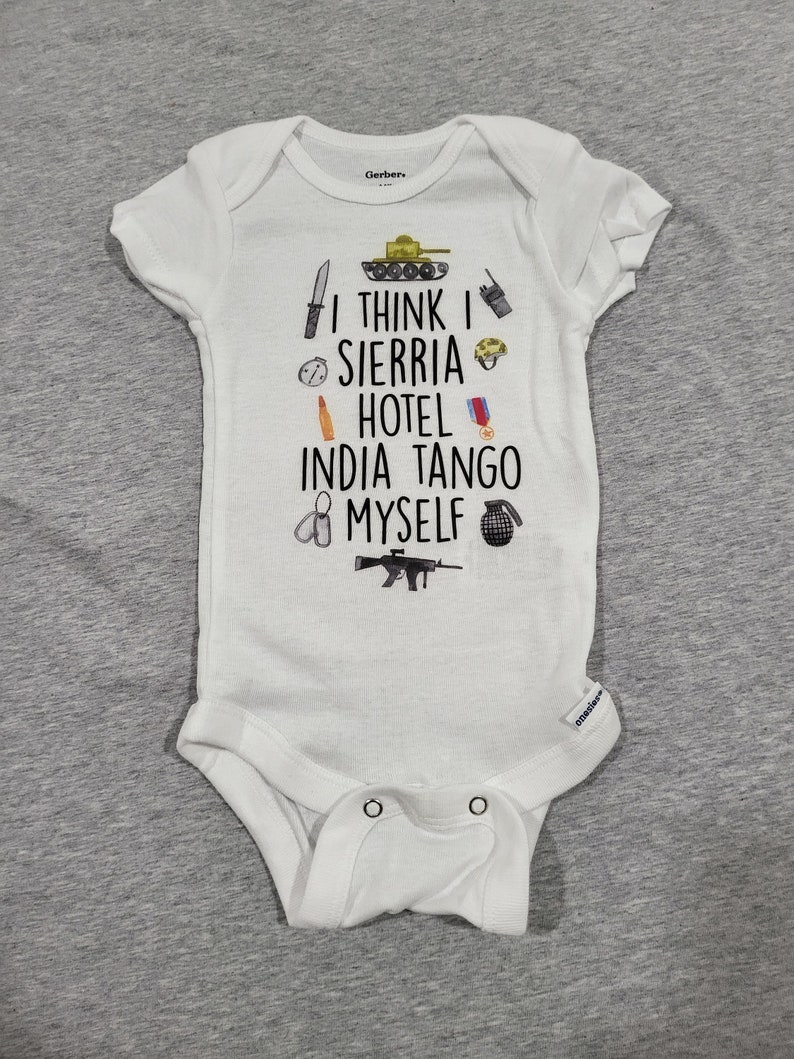 Military Baby Gift Military Onesie® Military Baby Shower Etsy
