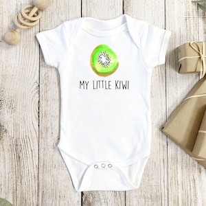 Kiwi Onesie®, Kiwi Baby Gift, Tropical Onesie®, Fruit Baby Gift, Summer Onesie®, Cute Baby Onesie®, Fruit Onesie®, Kiwi Baby Onesie®, Kiwi image 1