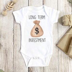 Finance Baby Onesie® – Funny Accountant Bodysuit for Baby Shower Gift, Cotton Newborn Outfit