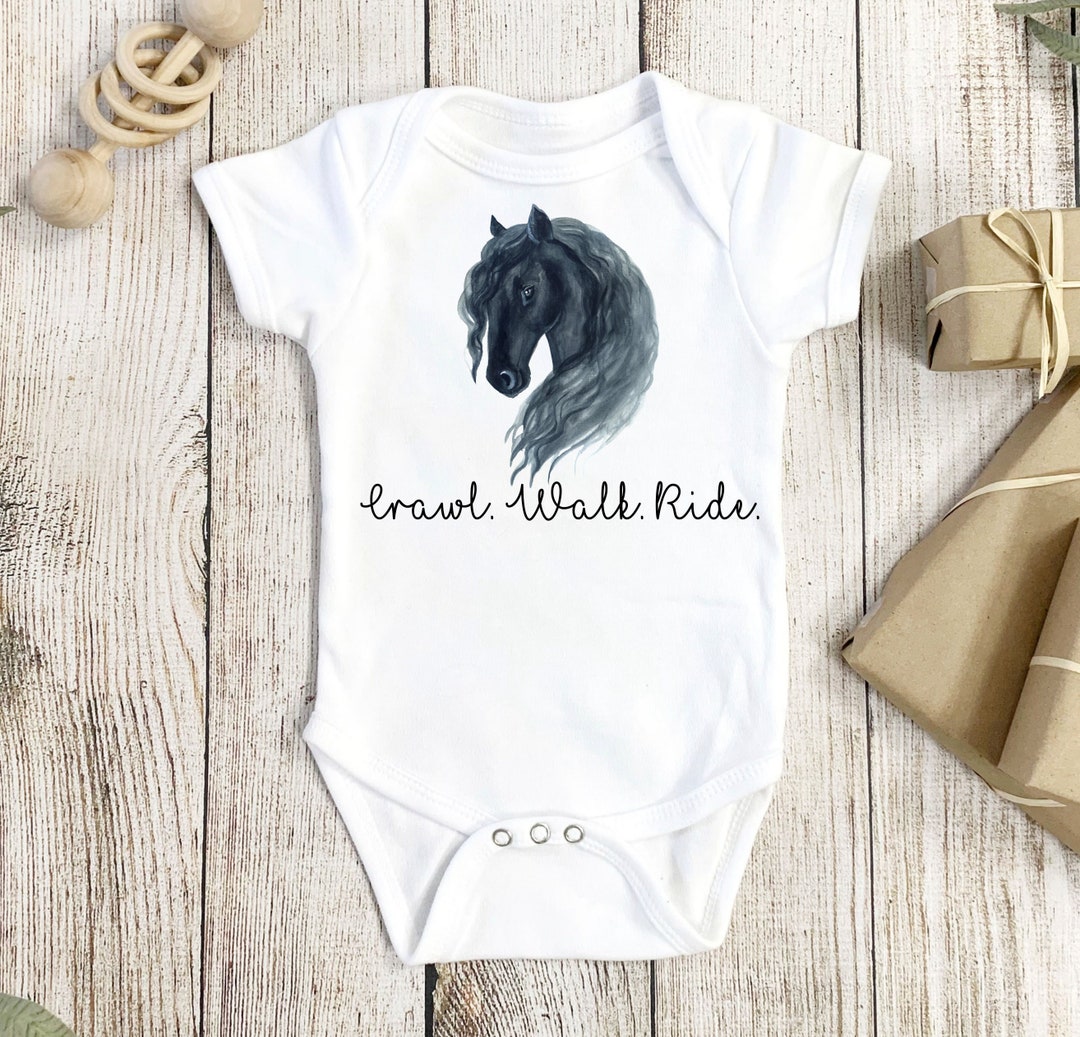 Horse Onesie®, Equestrian Onesie®, Horse Onesies®, Farm Baby Clothes