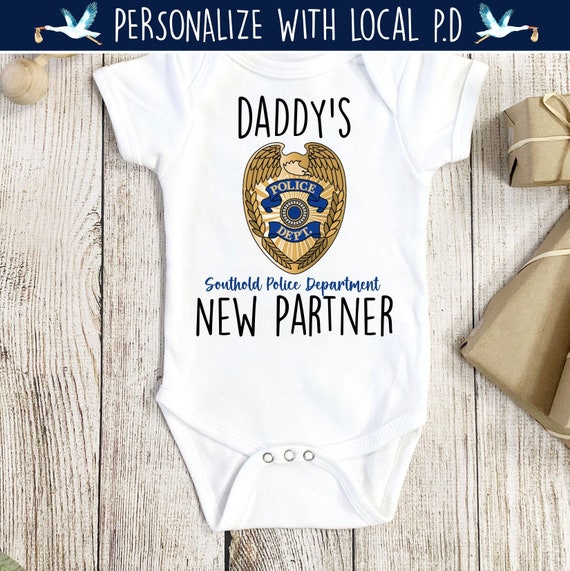 Buy Police Onesie Policeman Onesie Personalized Police Onesie