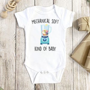 Speech Therapy Onesie®, SLP Onesie®, Speech Therapist Onesie®, Swallow Evaluation Onesie®, Speech Therapy Baby Gift, Mechanical Soft