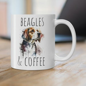 Funny Beagle Gifts | Custom Dog Mom | Personalized Beagle Mug | Beagle Owner | Beagle Mom Gift | Tea Mug | Dog Lover | Beagle Dad Gift