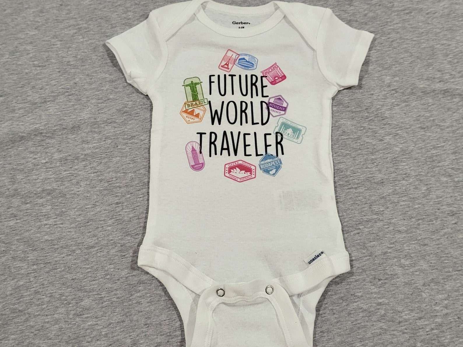 Future World Traveler Travel Onesie® New Travel Buddy New Etsy