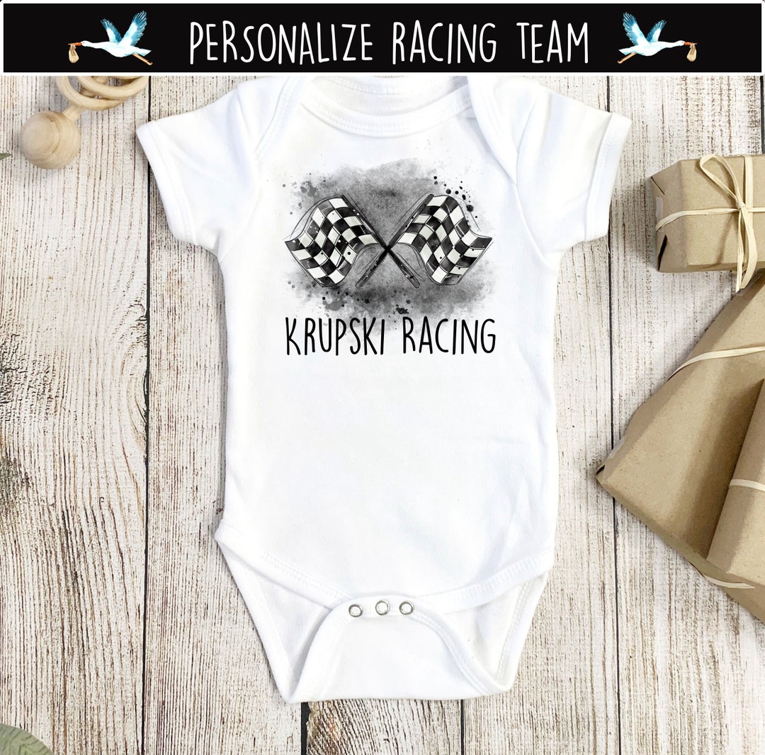 Racing Onesie®, Race Car Onesie®, Race Car Baby Gift, Racing Baby Gift