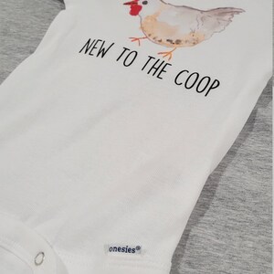 Funny Farm Onesie®, Chicken Onesie®, Chicken Baby Gift, Funny Chicken Onesie®, Farm Onesie®, Farm Baby Gift, Farm Baby Gift image 6