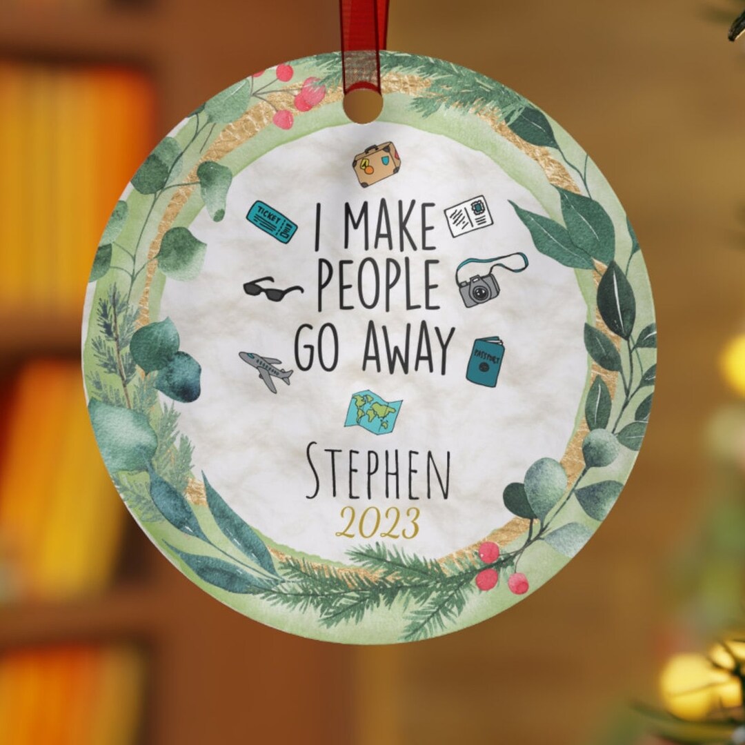 Travel Agent Ornament, Travel Agent Gift, Travel Agent Present, Travel