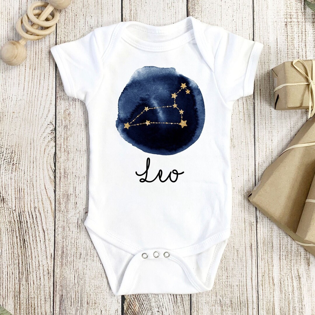 Leo Onesie® Leo Baby Onesie® Zodiac Onesie® Constellation Etsy