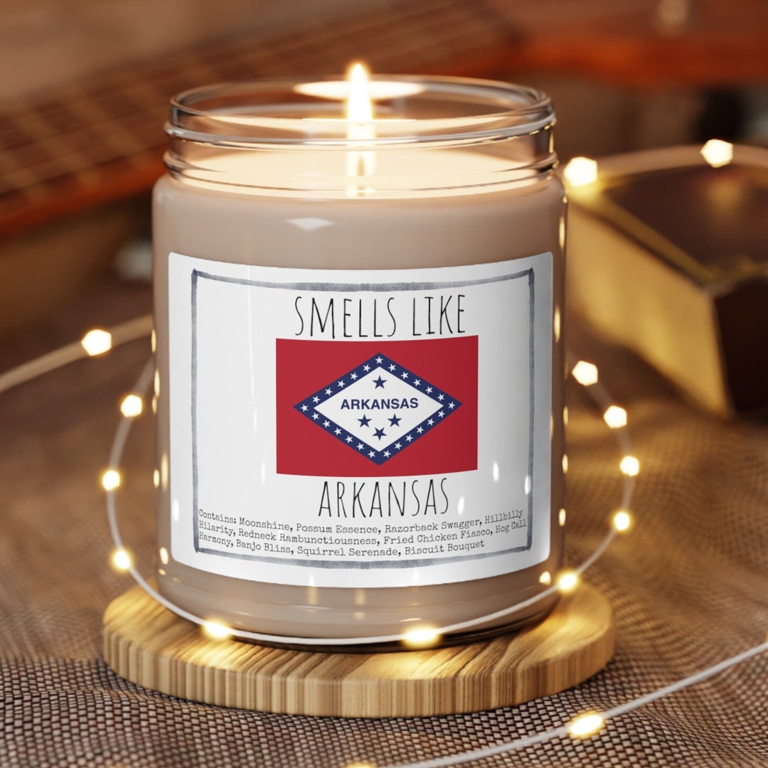 Arkansas Candle, Arkansas, Soy Candle, Housewarming, Housewarming Gift, Funny Candle, Scented