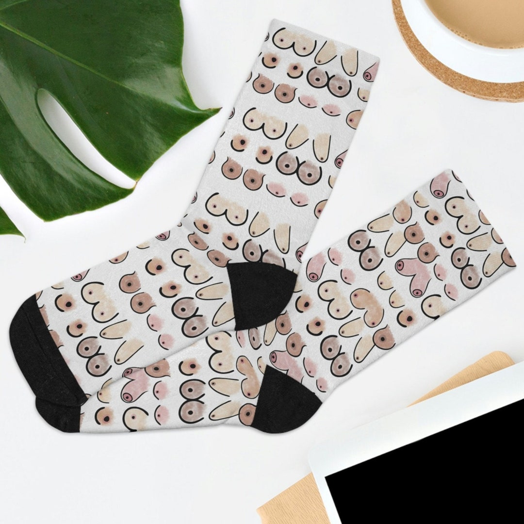 Boob Socks Adult Socks Funny Socks Adult Gifts Sassy Etsy
