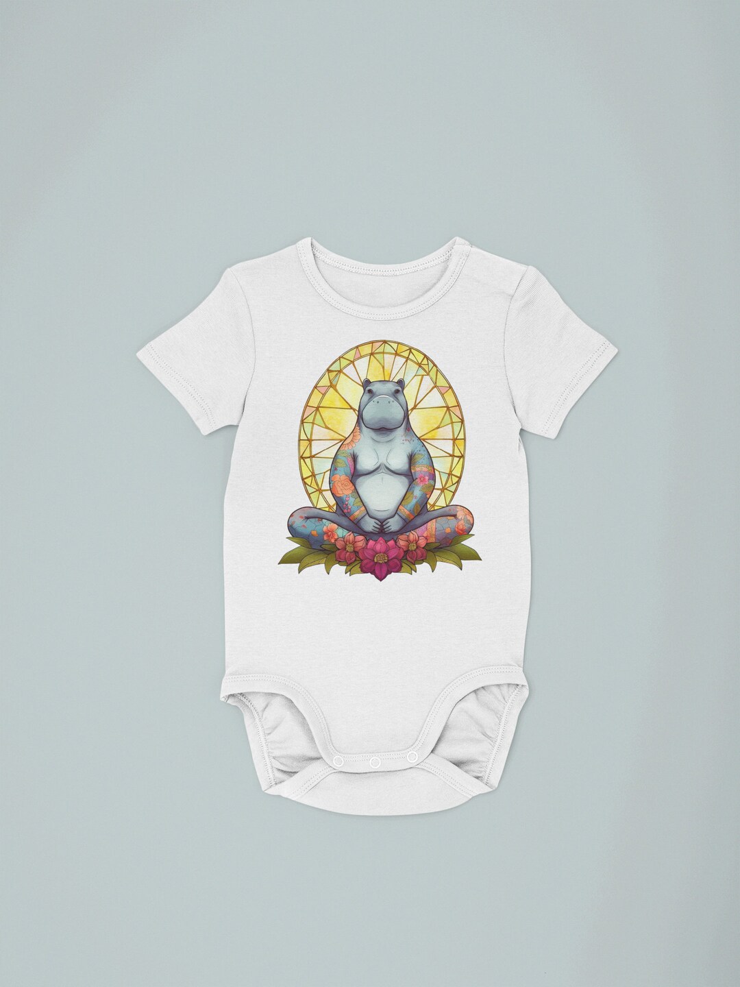 Hippo Baby Onesie® Hippopotamus Onesie® Baby Clothes Etsy