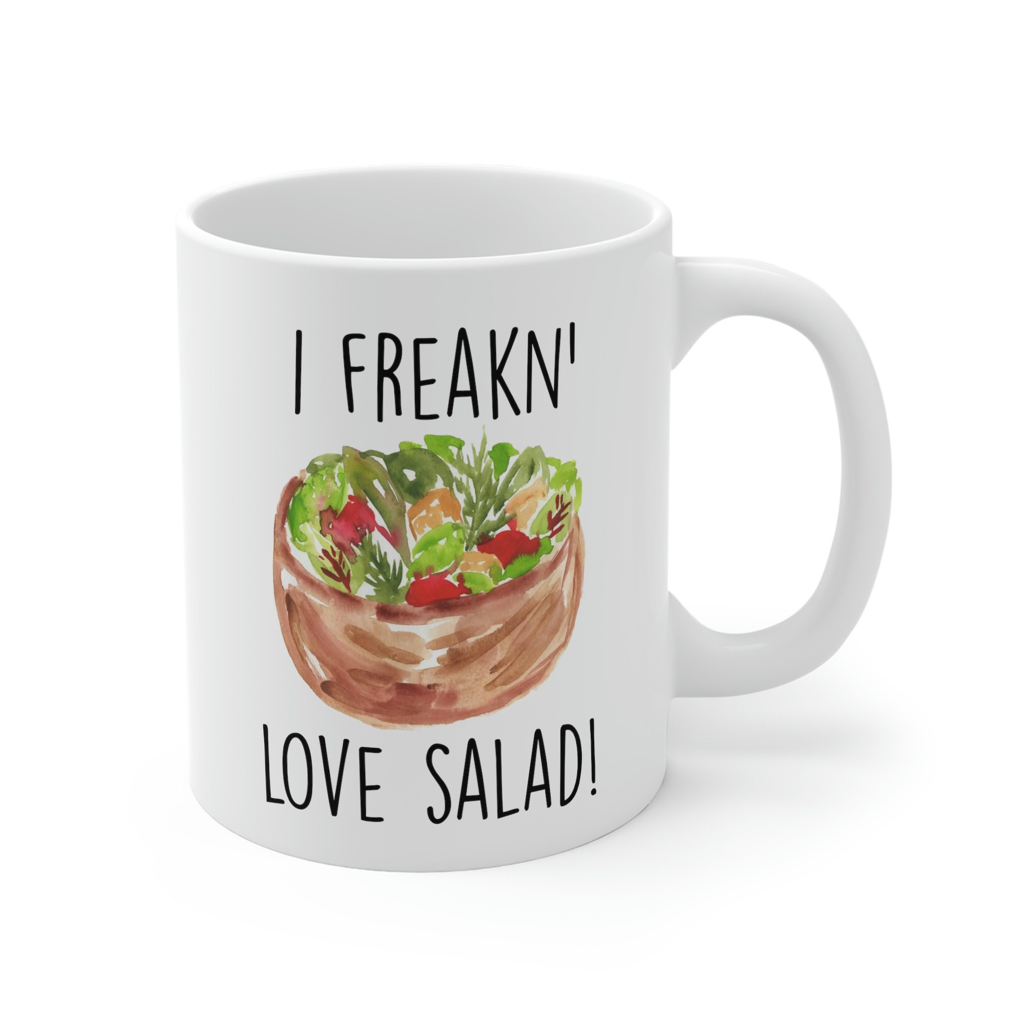 Salad Lover Gift, Salad Gifts, Salad Presents, Warning May Start Talking  Salads, Funny Salad Gifts, Salad Theme, Salad Mug WRN 