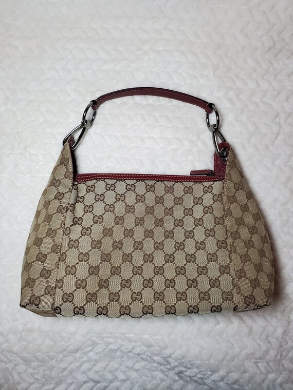 GUCCI Red Supreme Leather Shoulder Bag