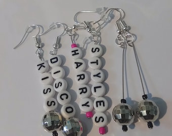 Op Harry Styles geïnspireerde oorbellen, concertsieraden