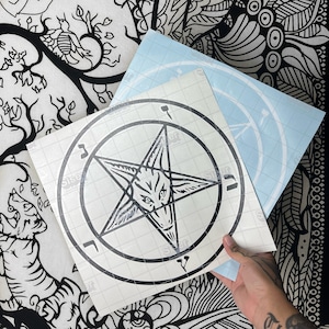 Baphomet Goat Pentagram | Pagan Decal sticker