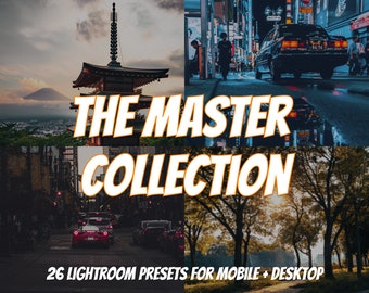 26 Desktop & Mobile LIGHTROOM Presets, The Master Collection, Mobile Presets, Desktop Preset, Instagram Filters Presets